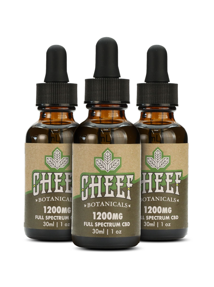 cheef botanicals Hemp CBD Oil Drops 1200mg